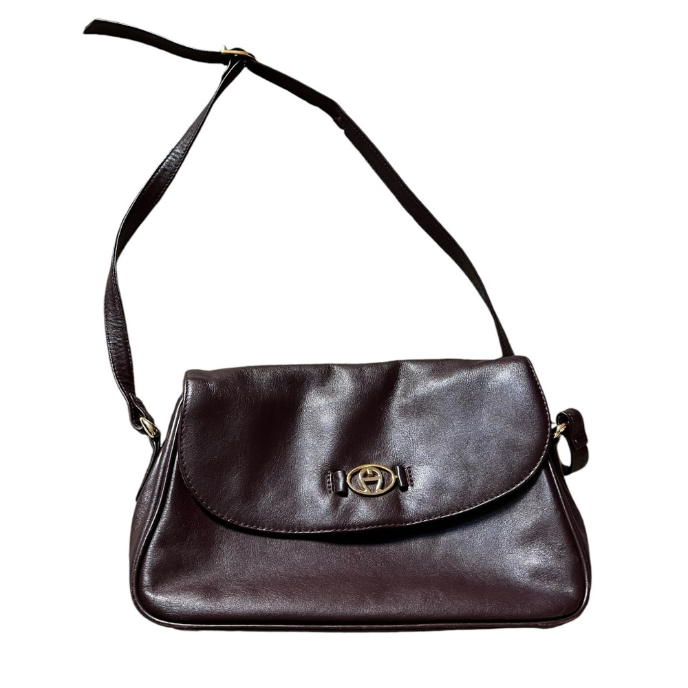 Vintage Etienne Aigner Burgundy Oxblood Leather Crossbody Genuine Leather VTG✅